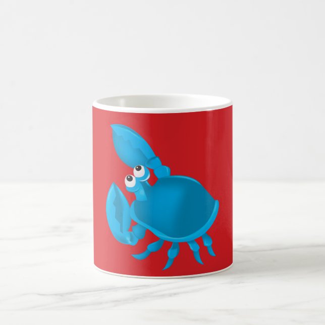 Cartoon crab coffee mug (Center)