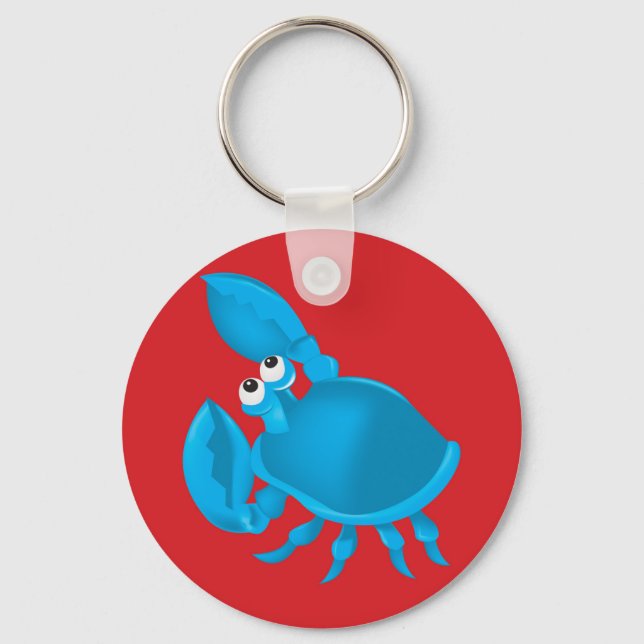 Cartoon crab keychain (Front)