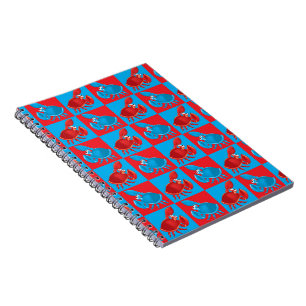 Cartoon crab mosaic notebook