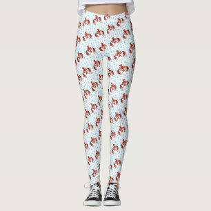 cartoon crayfish leggings