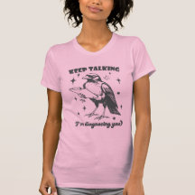 Cartoon Crow Doctor "Keep Talking I'm Diagnosing"