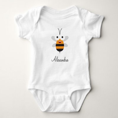 Cartoon Cute Funny Honey Bee Girl 