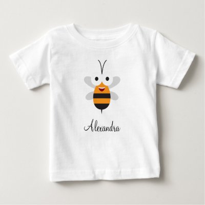 Cartoon Cute Funny Honey Bee Girl 