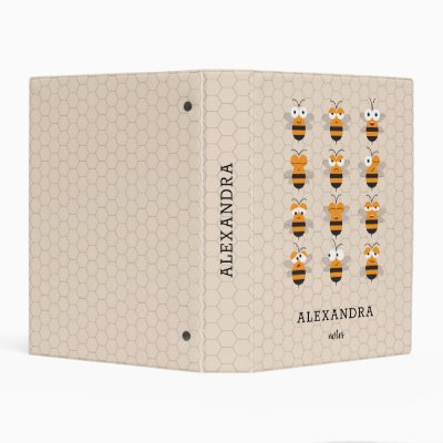 Cartoon Cute Funny Honey Bee Honeycomb