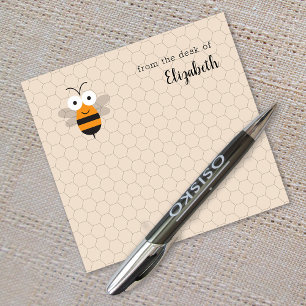 Cartoon Cute Funny Honey Bee Honeycomb Post-it Notes