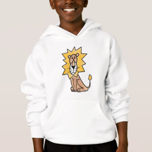cartoon cute lion kids retro safari jungle animal