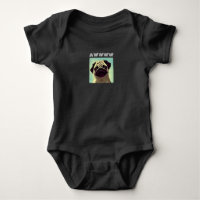 Cartoon Cutest Pug Ever Cute Puppy Fun Portrait