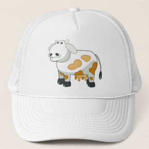 Cartoon Dairy Cow Cap