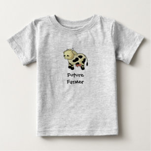 Cartoon Dairy Cow T-shirt
