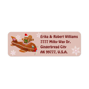 Cartoon d'avion Christmassy de Gingerbread Cookies