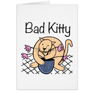 Cartoon de chat coquin