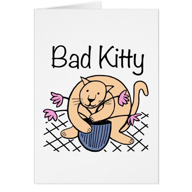 Cartoon de chat coquin (Devant)