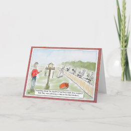 Cartoon d'écureuil amusant Carte de voeux d'annive