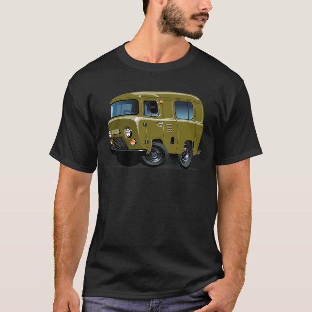 Cartoon delivery van T-Shirt (Front)
