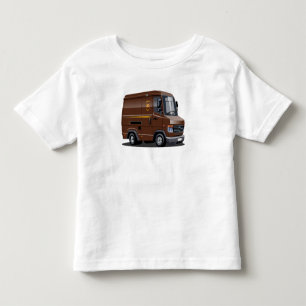 Cartoon delivery van toddler t-shirt