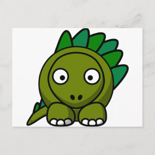Cartoon Dinosaur Postcard