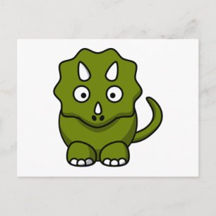 Cartoon Dinosaur Postcard