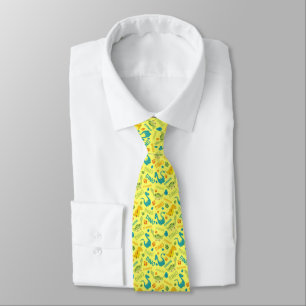 Cartoon Dinosaurs Neck Tie