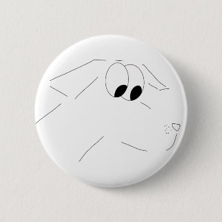 Cartoon dog 2 inch round button