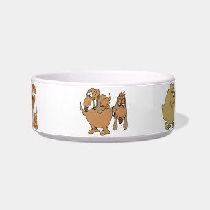Cartoon Dog Pet Bowls