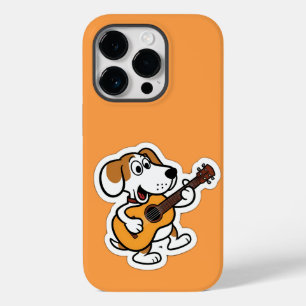 cartoon  dog playing a guitar Case-Mate iPhone 14 pro case