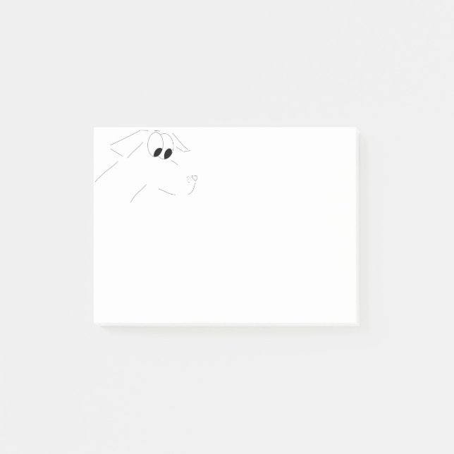 Cartoon dog post-it notes (Front)