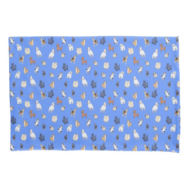 Cartoon Dogs Pillowcase (Front)