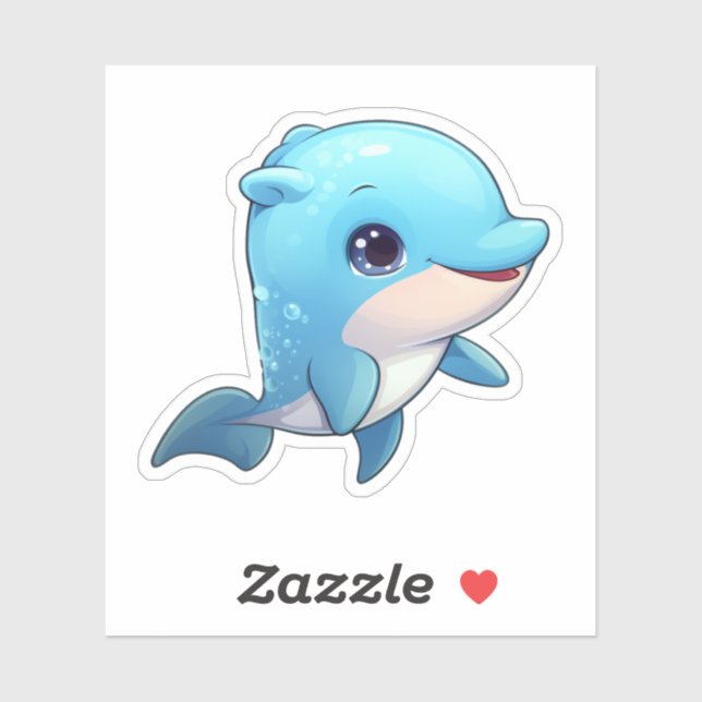 Cartoon dolphin illustration (Sheet)
