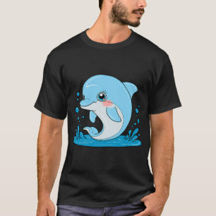 Cartoon Dolphin T-Shirt