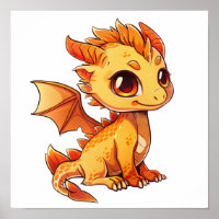 Cartoon dragon illustration
