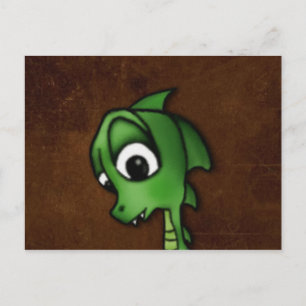 Cartoon Dragon Postcard