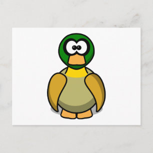 Cartoon Duck Postcard