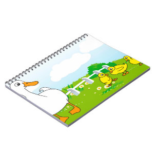 Cartoon Ducks Notebook