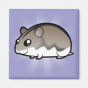 Cartoon Dwarf Hamster Magnet