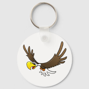 Cartoon Eagle Keychain