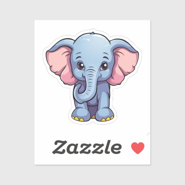 Cartoon elephant illustration (Sheet)
