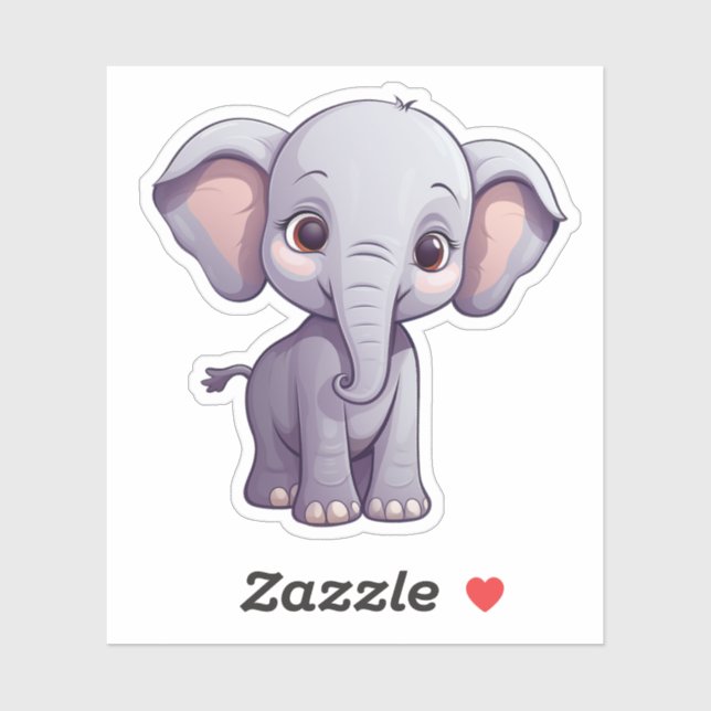 Cartoon elephant illustration (Sheet)