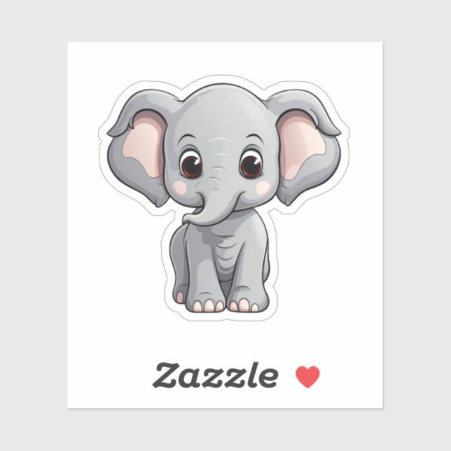 Cartoon elephant illustration (Sheet)