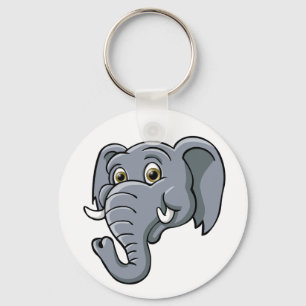 Cartoon Elephant Keychain