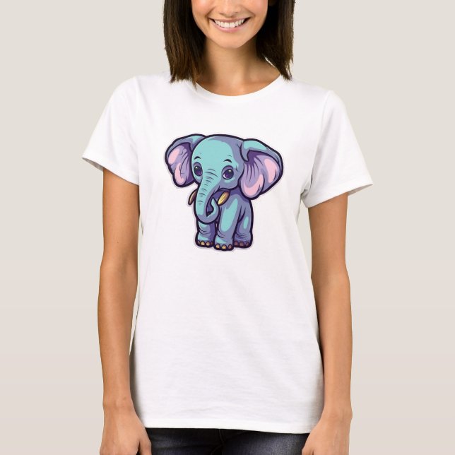 CARTOON ELEPHANT T-Shirt (Front)