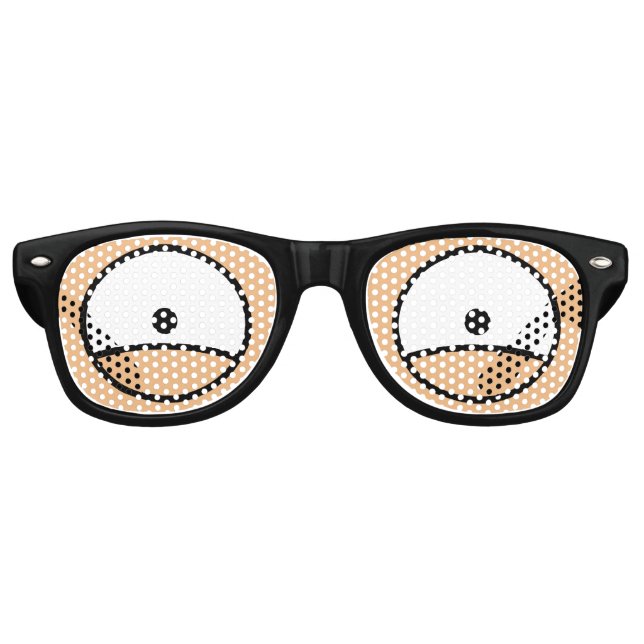Cartoon Eyes Medium Skin Sunglasses (Front)