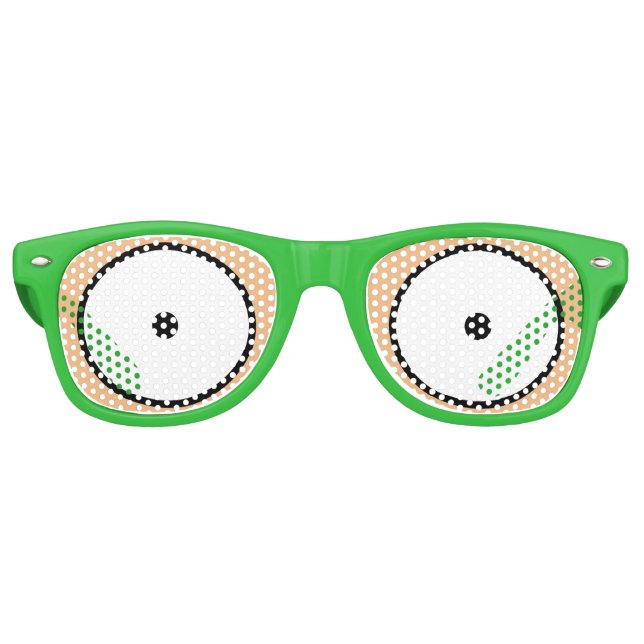 Cartoon Eyes Wide Open Medium Skin Sunglasses (Front)