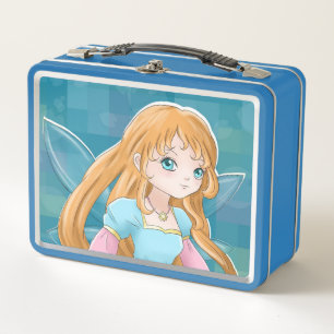 Cartoon Fairy  Metal Lunch Box