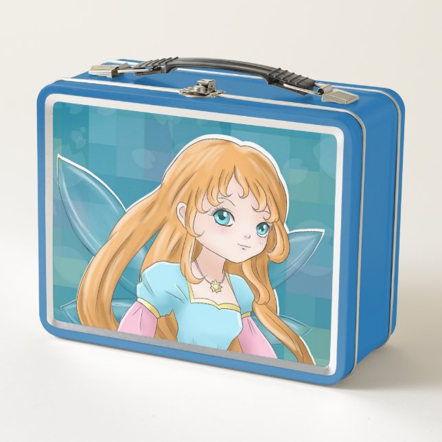 Cartoon Fairy  Metal Lunch Box (Front)