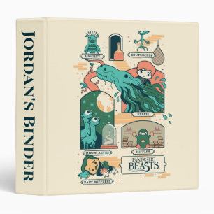 Cartoon Fantastic Beasts Scenes Binder