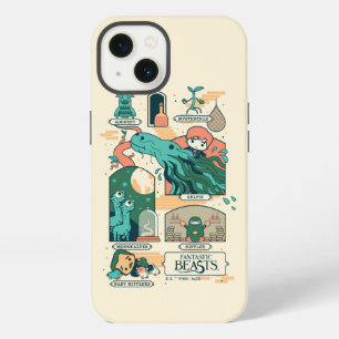 Cartoon Fantastic Beasts Scenes iPhone 13 Case