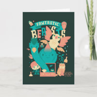 Cartoon Fantastic Beasts With Newt Scamander