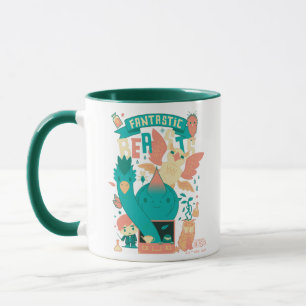 Cartoon Fantastic Beasts With Newt Scamander Mug