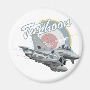 Cartoon fighter plane magnet