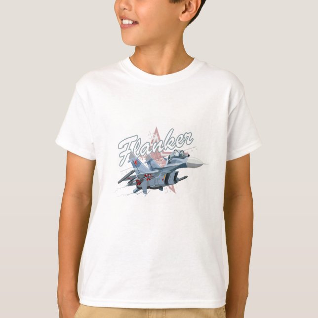 Cartoon fighter plane T-Shirt (Front)